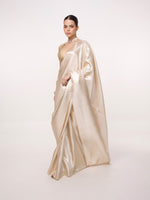 Handwoven Silver Kanjivaram Saree