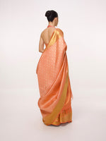 Handwoven Orange Kanjivaram Saree