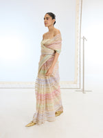Handwoven Multi Organza Saree