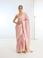 Handwoven Pink Silk Saree