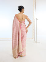 Handwoven Pink Silk Saree