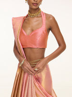 Handwoven Blush Pink Kanjivaram Saree