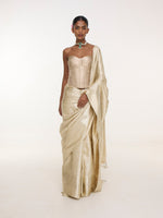 Handwoven Silver Kanjivaram Saree