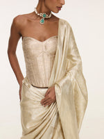 Handwoven Silver Kanjivaram Saree