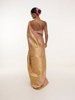 Handwoven Gold Kanjivaram Saree
