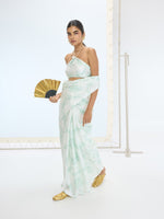 The Ruby Saree In Green