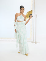 The Ruby Saree In Green