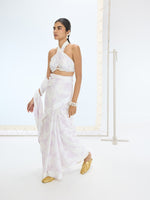 The Ruby Saree In Off-white