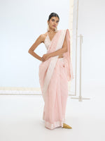 The Ivy Saree In Peach
