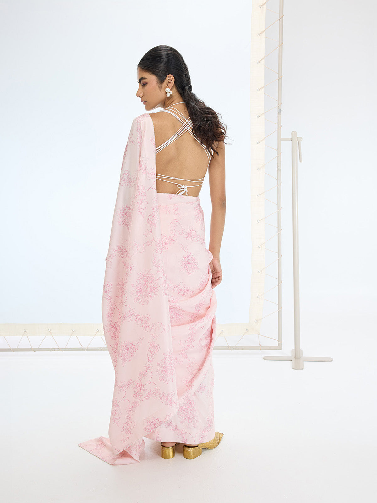 The Ruby Saree In Pink