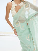 The Nora Saree In Mint Green