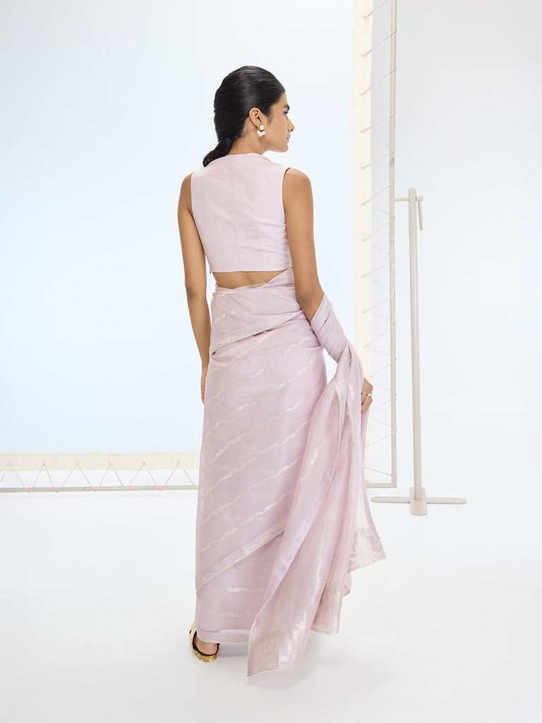 The Eden Saree In Mauve