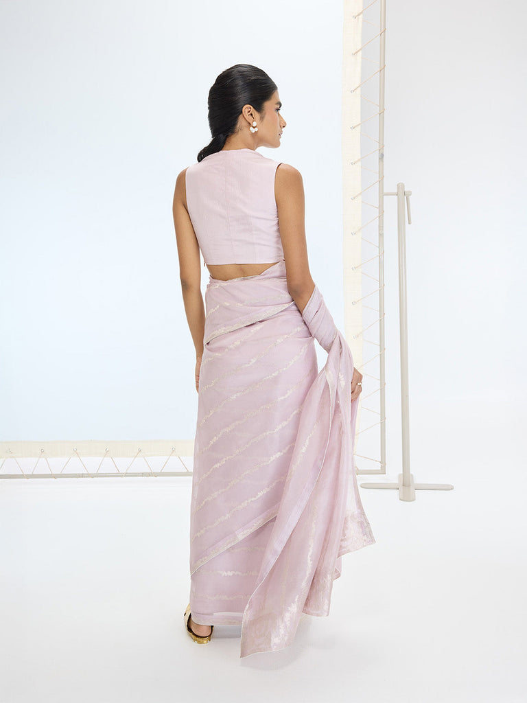 The Eden Saree In Mauve
