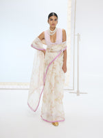 The Emma Saree In Off-White