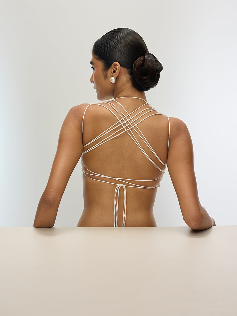 The Moonstone Blouse in Ivory