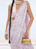 The Sasha Saree In Mauve