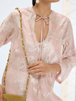The Diana Kurta Set In Peach