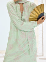 The Sophie Kurta Set In Sea Green