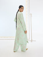 The Sophie Kurta Set In Sea Green