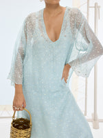 The Lily Kurta Set in Aqua Green