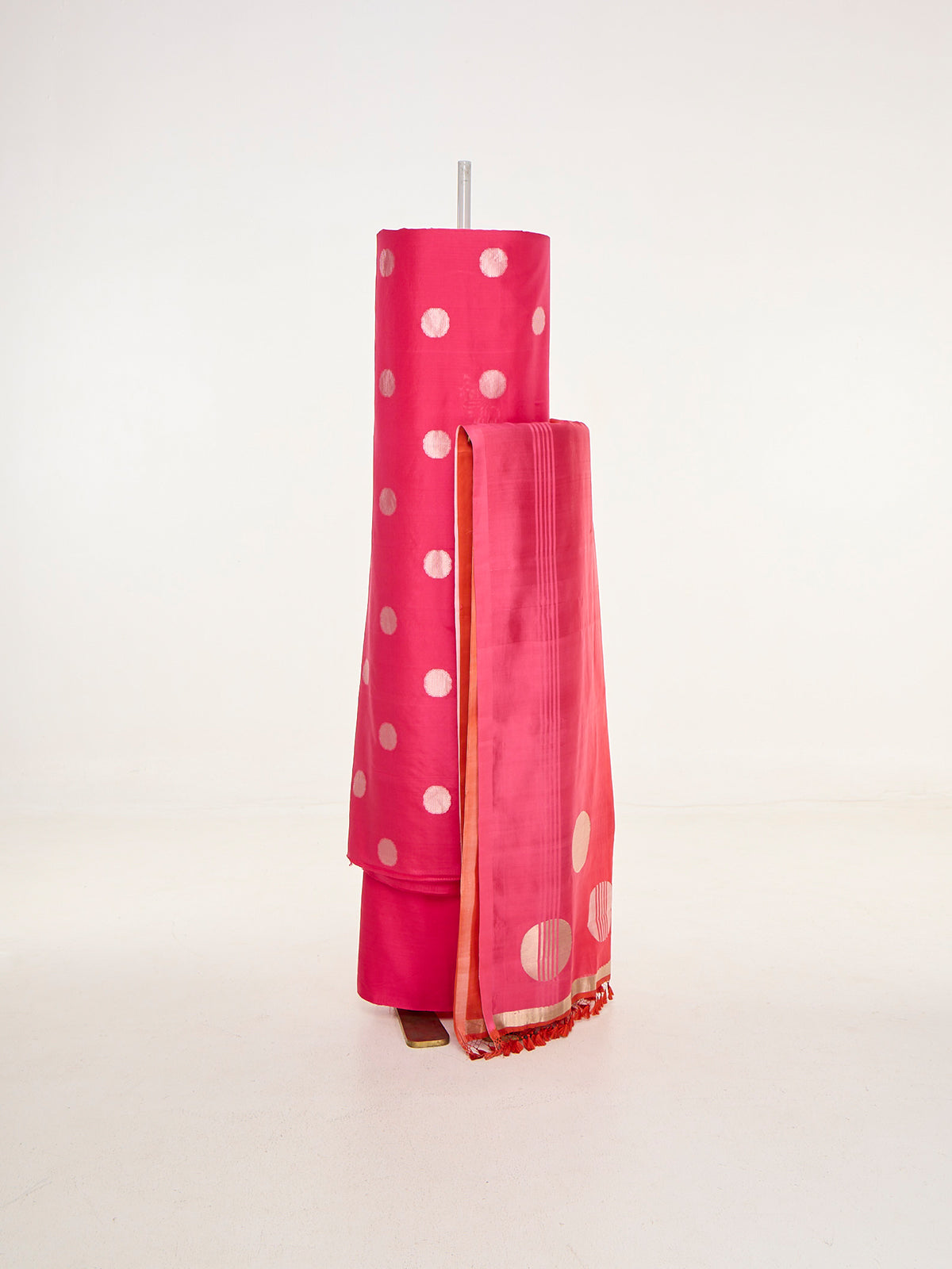 Handwoven Rouge Banarasi Suit Set