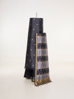 Handwoven Black Silk Banarasi Suit Set