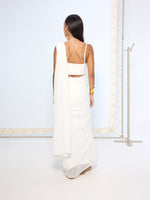 Ivory Movable Brooch Saree