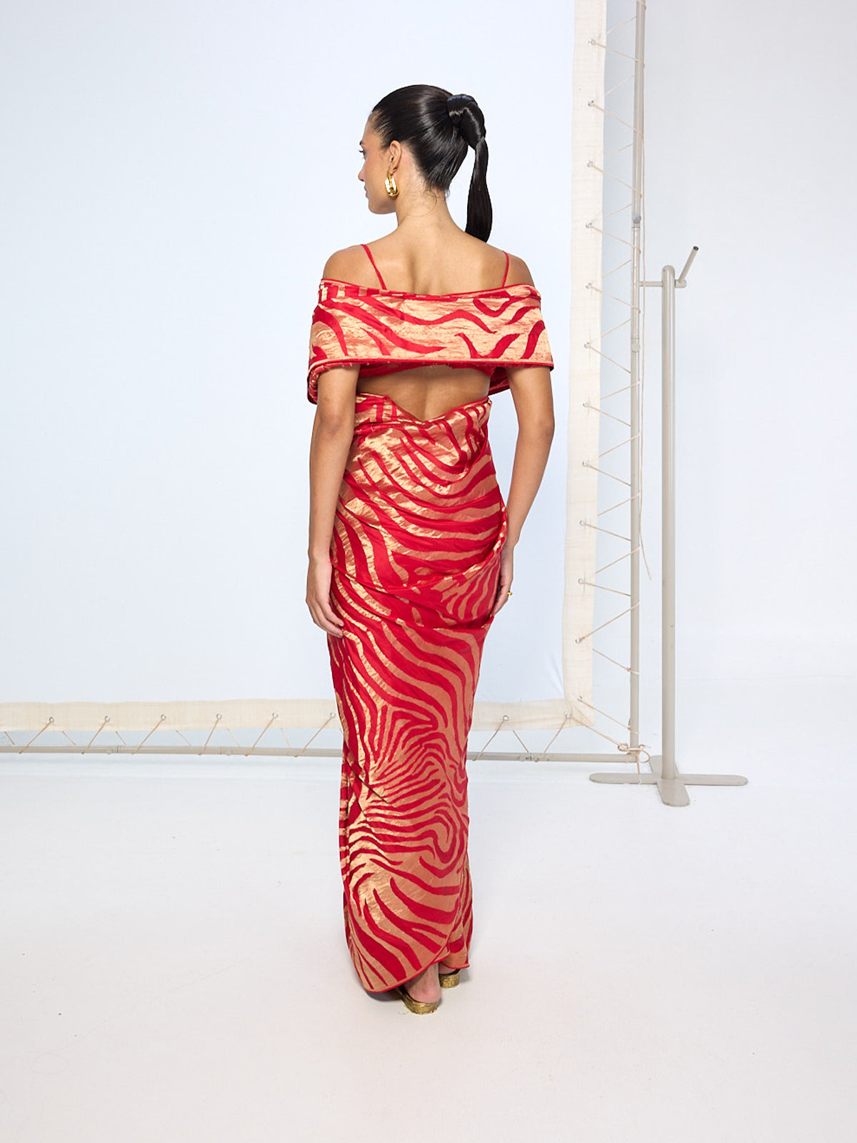 Handwoven Classic Red Silk Saree