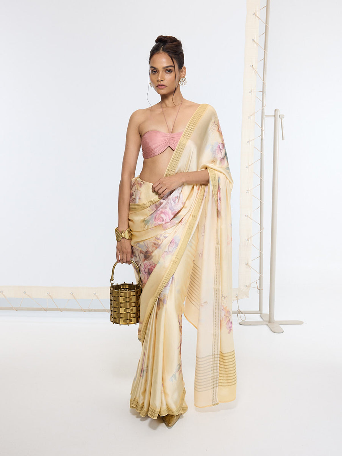 Handwoven Biscotti Printed Saree