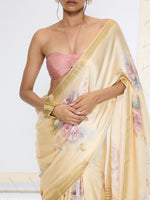 Handwoven Biscotti Printed Saree