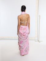 Handwoven Blush Pink Printed Saree