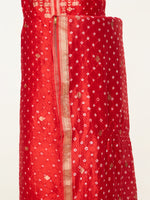 Handwoven Red Banarasi Suit Set