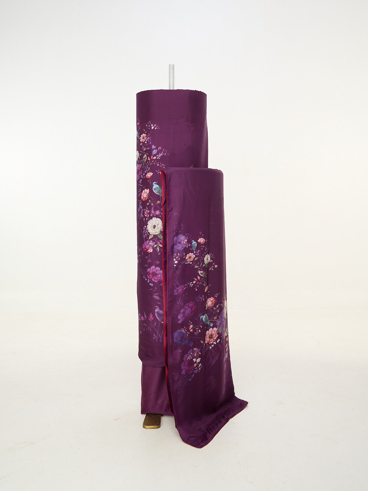 Handwoven Purple Banarasi Suit Set
