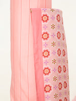 Peach Printed Suit Set