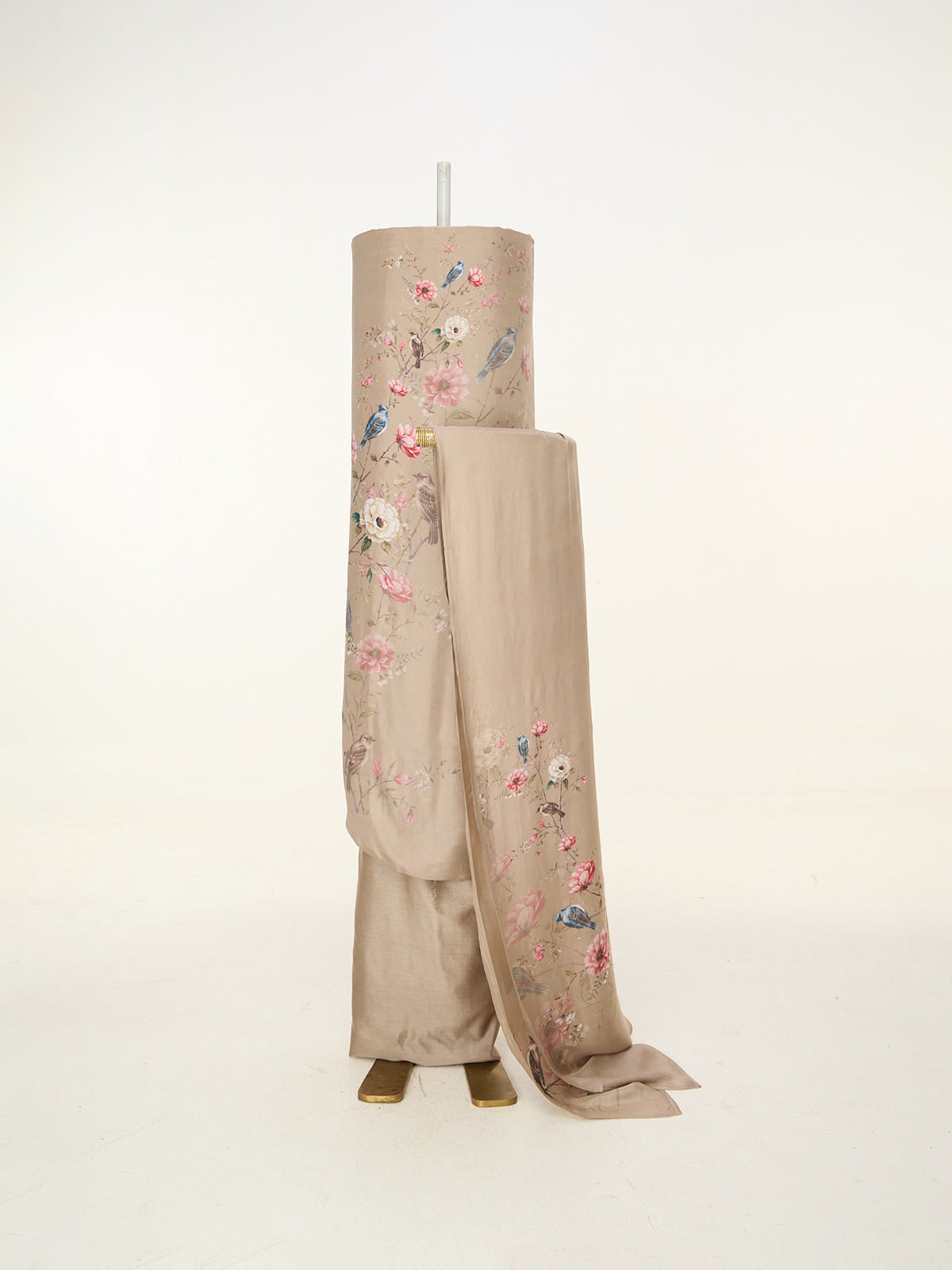 Handwoven Sand Banarasi Suit Set
