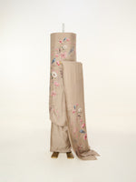 Handwoven Sand Banarasi Suit Set