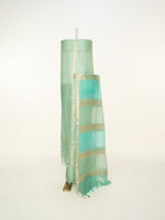 Handwoven Sea Green Banarasi Suit Set
