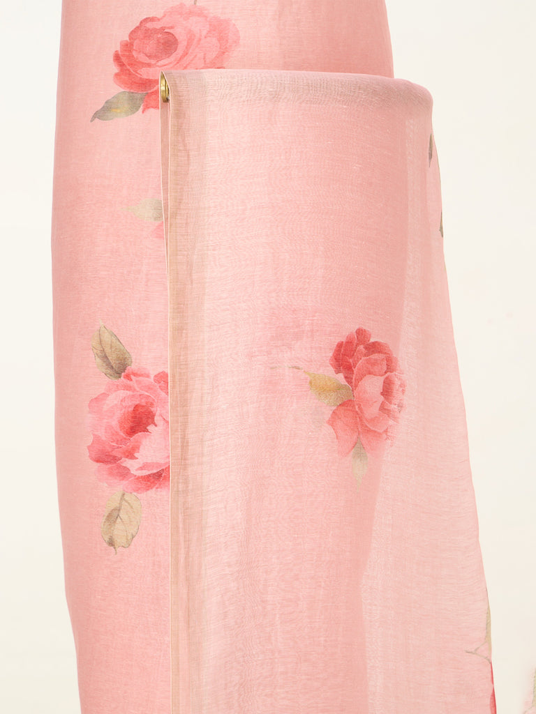 Pink Printed Suit Set