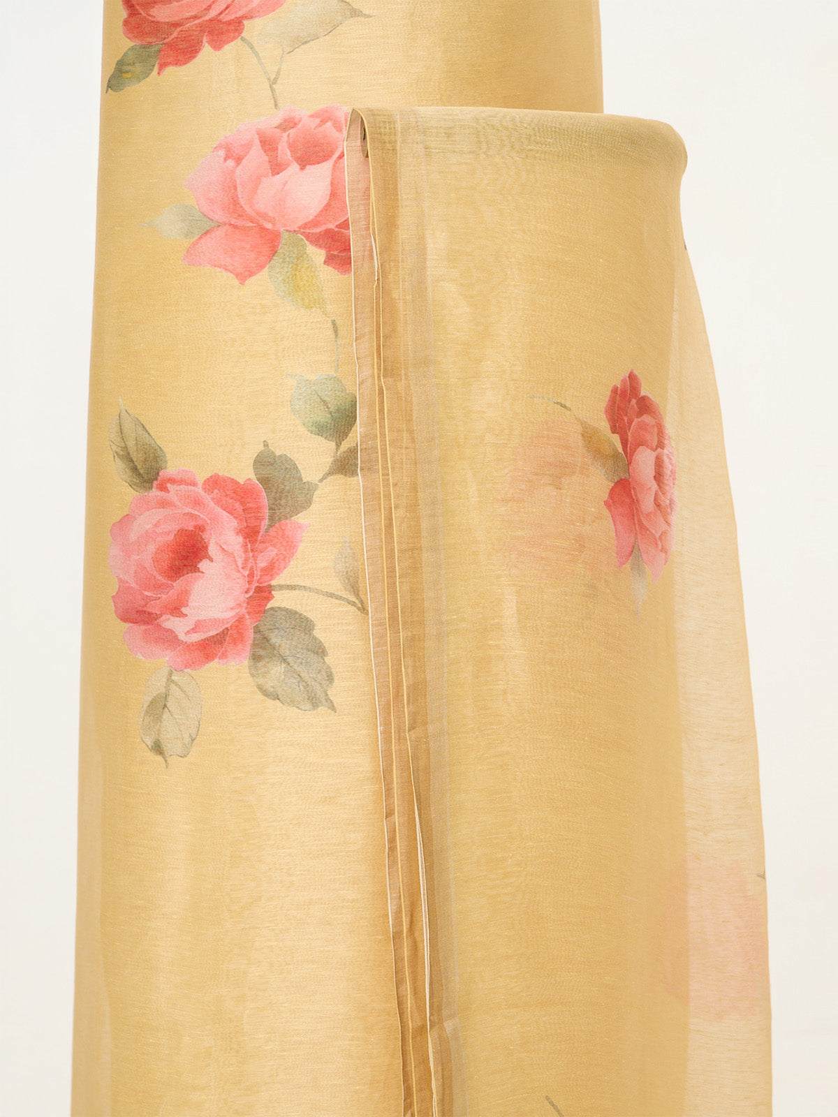 Yellow Printed Suit Set