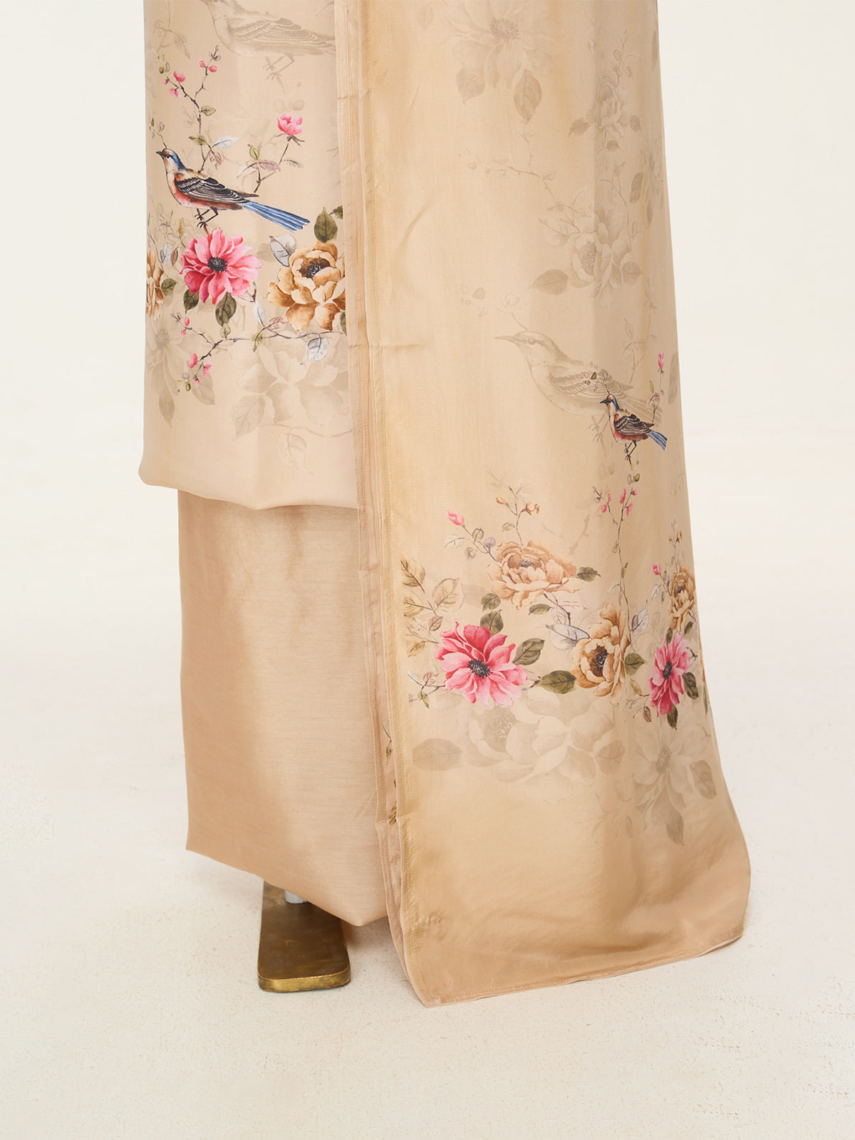 Handwoven Sand Banarasi Suit Set
