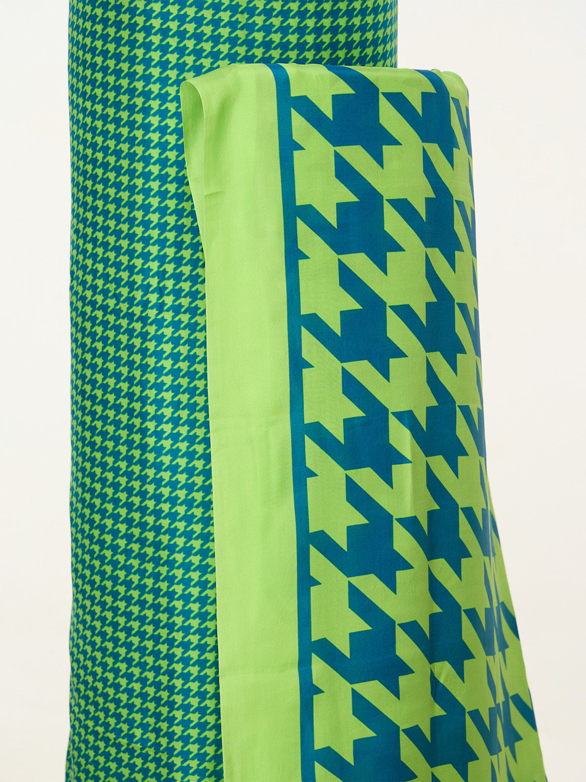Parrot Green Printed Suit Set