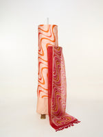 Red Printed Cotton Suit Set