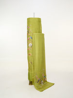 Handwoven Olive Green Banarasi Suit Set