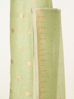 Handwoven Pistachio Banarasi Suit Set