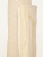 Handwoven Off-White Banarasi Suit Set