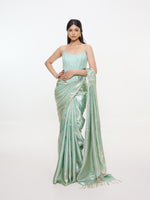 Handwoven Green Tissue Kanjivaram Saree