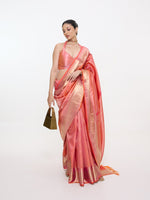 Handwoven Red Silk Kanjivaram Saree