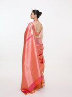 Handwoven Red Silk Kanjivaram Saree