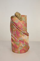 Digital Print Mustard Silk Fabric
