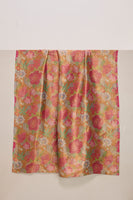 Digital Print Mustard Silk Fabric